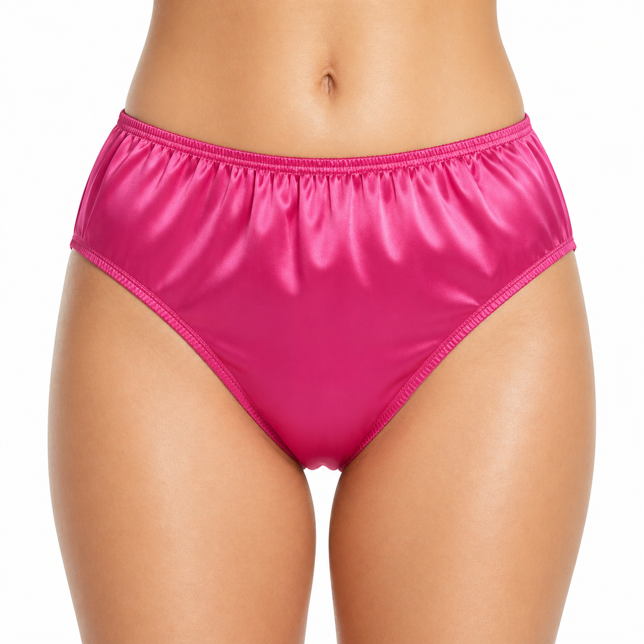 Culottes en satin pour sissy – Culottes en satin doux avec taille élastique, couleurs personnalisées disponibles G4086
